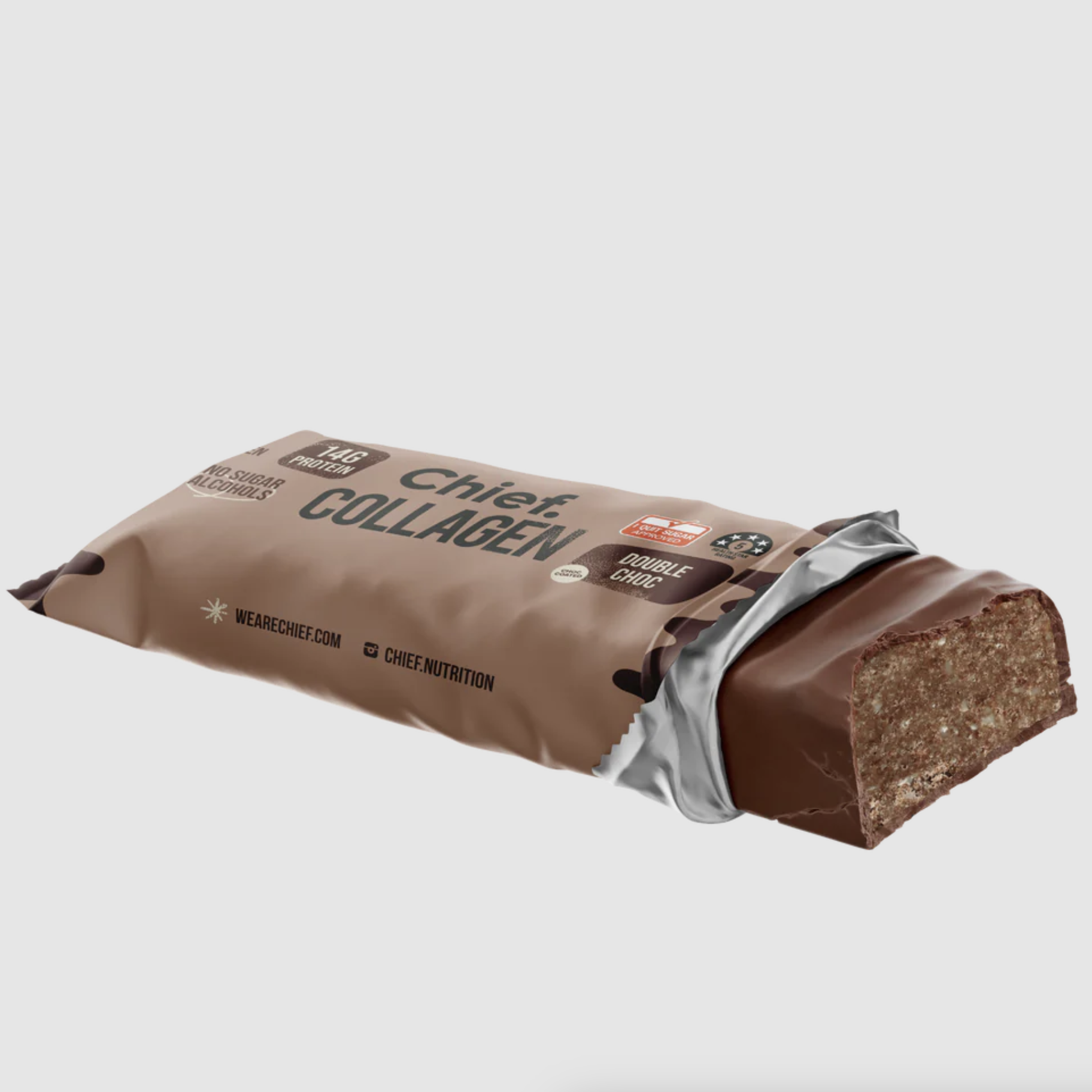 Double Choc Collagen Protein Bar - Chief